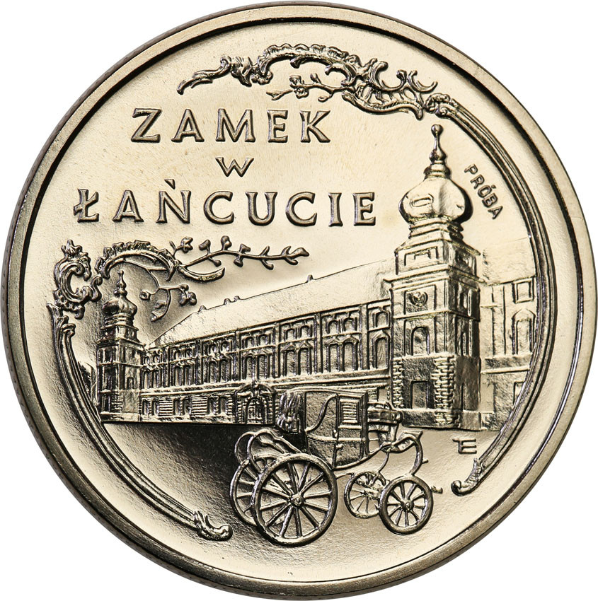 III RP. PRÓBA Nikiel 20 000 złotych 1993 Zamek w Łańcucie